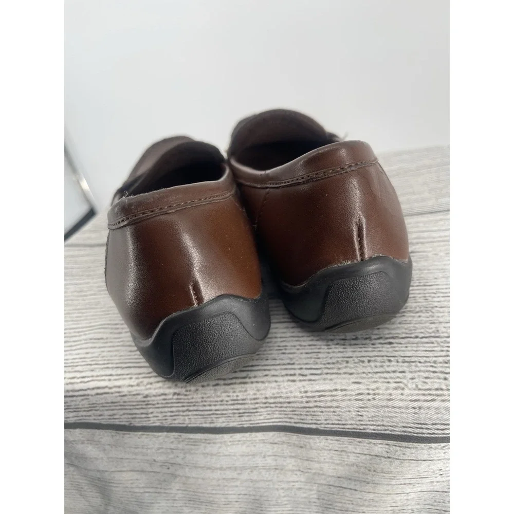 Gh Bass Co Women's Loafers Shoes Antoinette Leather Brown USA Sz‎ 7W